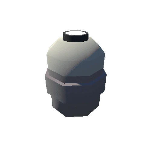 Bomb Projectile 01 White